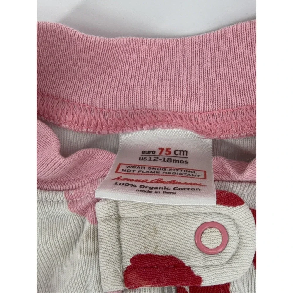 Hanna Andersson Baby Toddler Sleepers Organic Cotton Zip Pajamas  70 75cm 12-18m